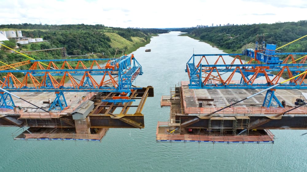 Puente De La Integraci N Solo Faltan Metros Para Uni N En Tramo